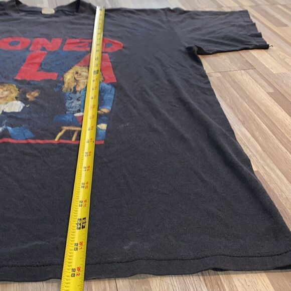 Vintage guns and roses stoned in LA Mens size XL vintage band t shirt  80s - Picture 4 of 11